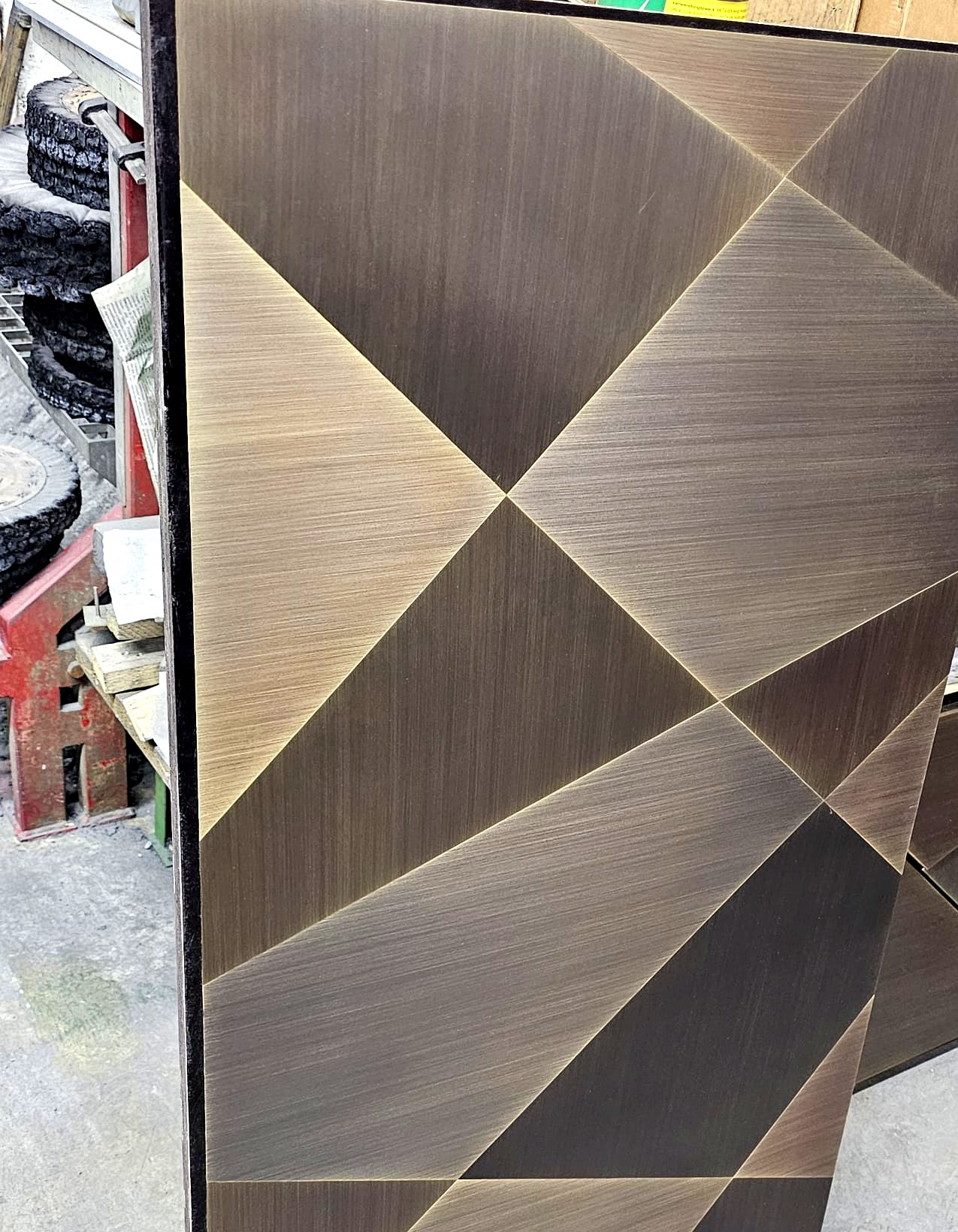 Panneau décoratif — diverses finitions bronze - 2